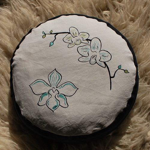 Meditační polštář "Orchidej" — foto 2