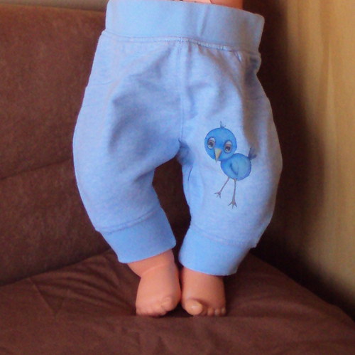 Baby tepláčky s ptáčkem — foto 3