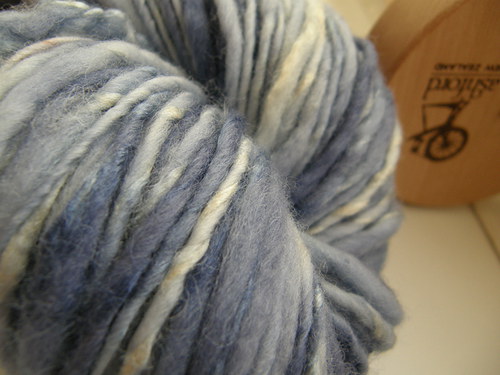 Příze - denim s hedvábím - — foto 2