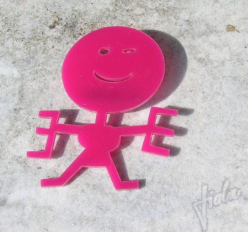 Paní hrabičková ViolaArt - brož — foto 2