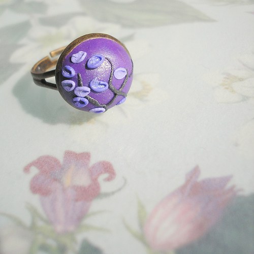AKCE 99,- Prstýnek Flower Button - Gallia — foto 3