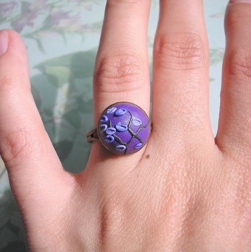 AKCE 99,- Prstýnek Flower Button - Gallia — foto 4