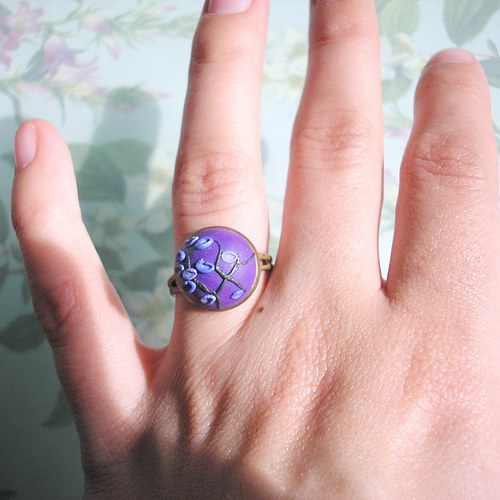 AKCE 99,- Prstýnek Flower Button - Gallia — foto 5