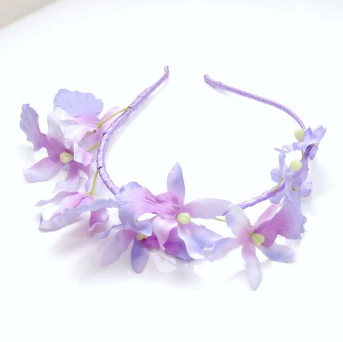 Jarní orchidea ... čelenka — foto 3