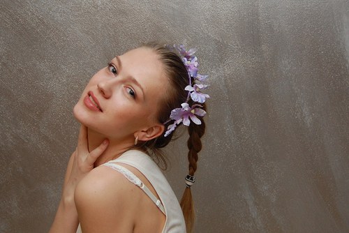 Jarní orchidea ... čelenka — foto 4