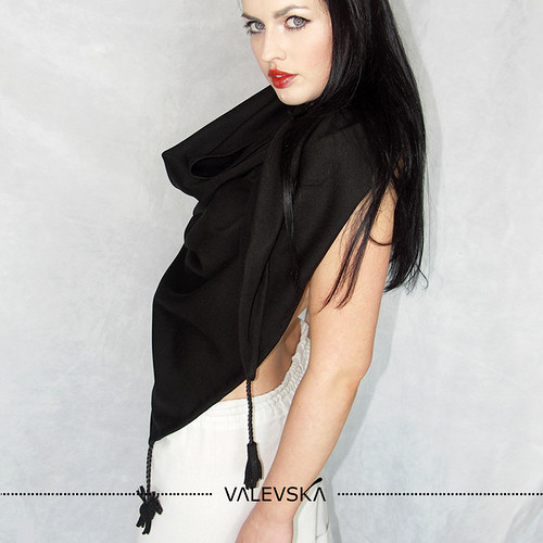 Černý kůň, oversize pléd — foto 5