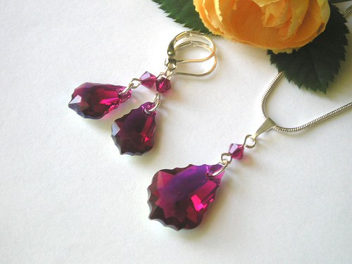 Swarovski sada Baroko Ruby AB — foto 2