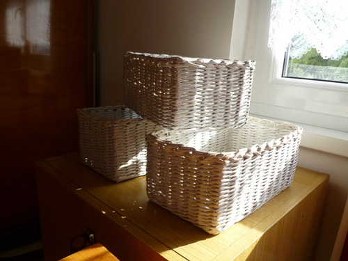 Košíky červená + bílá — foto 3