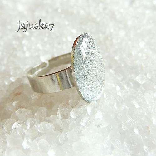 Sparkle prstýnek oválný *STŘÍBRNÁ* — foto 2