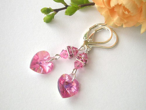 Swarovski náušnice Rose AB.. — foto 3