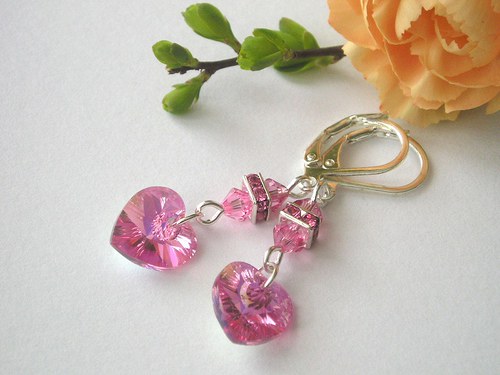 Swarovski náušnice Rose AB.. — foto 4