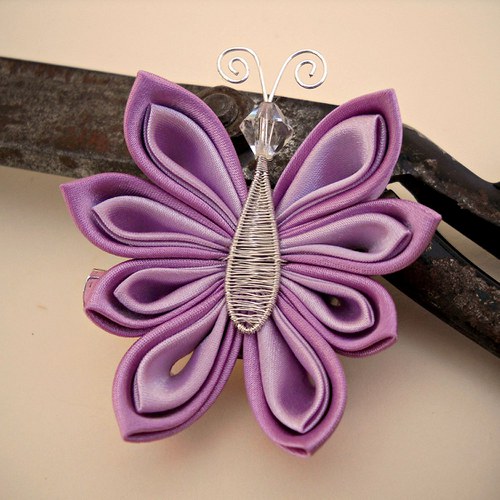 Kanzashi spona/brož Cho — foto 3