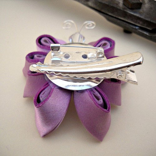Kanzashi spona/brož Cho — foto 4