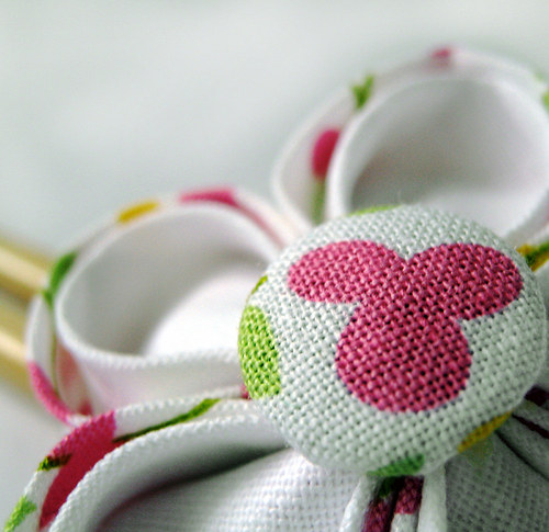 Kanzashi brož Bokusō-chi — foto 2