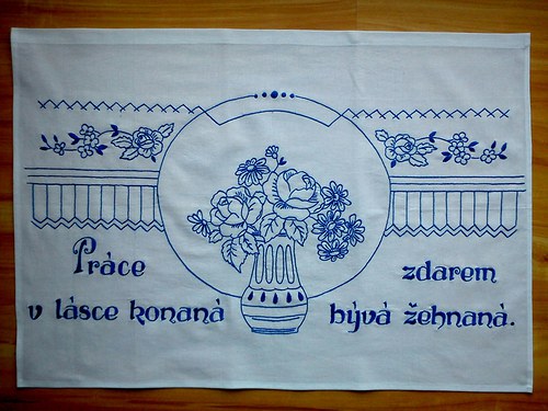 Vyšívaná kuchařka - Práce v lásce — foto 2