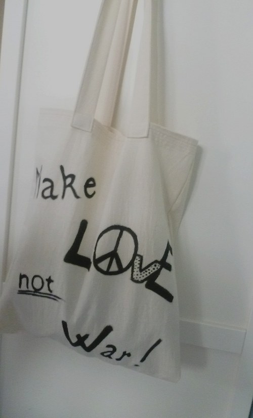 Make Love not War! taška. — foto 2
