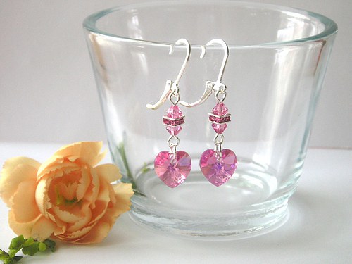 Swarovski náušnice Rose AB.. — foto 5