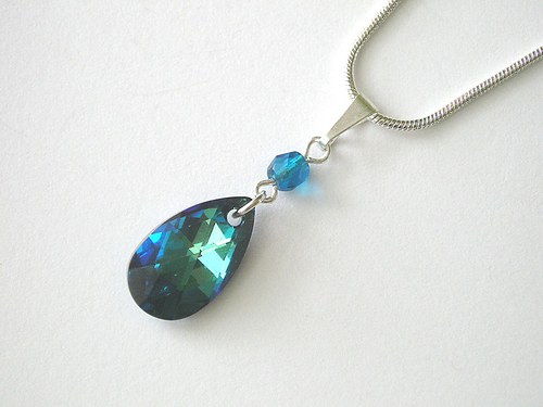 Swarovski sada kapky Bermuda Blue — foto 4
