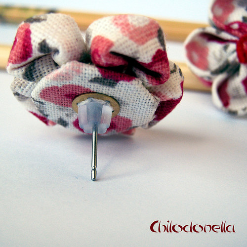 Kanzashi Rōzu - náušnice — foto 3