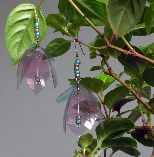 Náušnice Fuchsia-Růž — foto 3