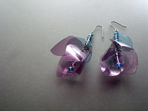 Náušnice Fuchsia-Růž — foto 2