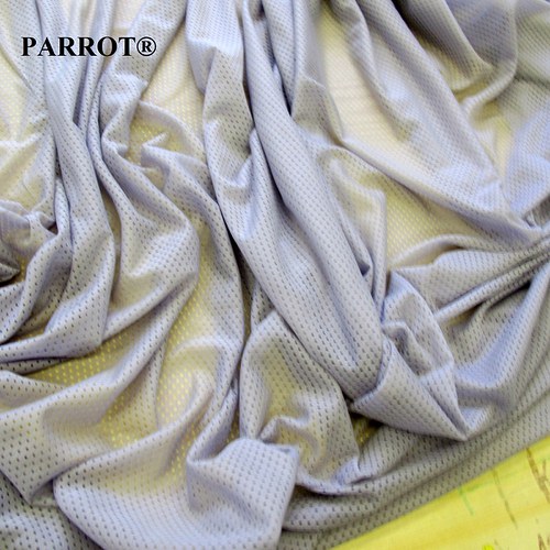 Textilní síťovina oděvní šedá - PARROT® — foto 2