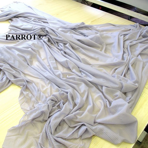 Textilní síťovina oděvní šedá - PARROT® — foto 4