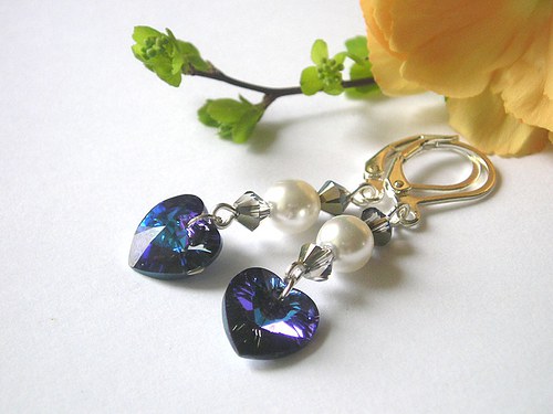 Swarovski náušnice Heliotrope AB — foto 2
