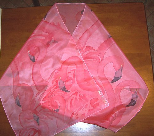 Hedvíábná šála "Lost in Pink" — foto 2