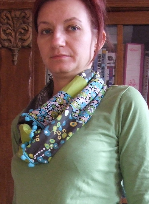 Patchworková hadice na krk — foto 4