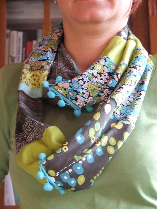 Patchworková hadice na krk — foto 6