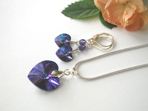 Swarovski sada Heliotrope AB ( 10 + 18 ) — foto 2