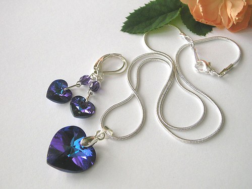 Swarovski sada Heliotrope AB ( 10 + 18 ) — foto 3