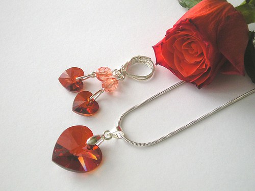 Swarovski sada Red Magma ( 10 + 18 )..SLEVA — foto 2