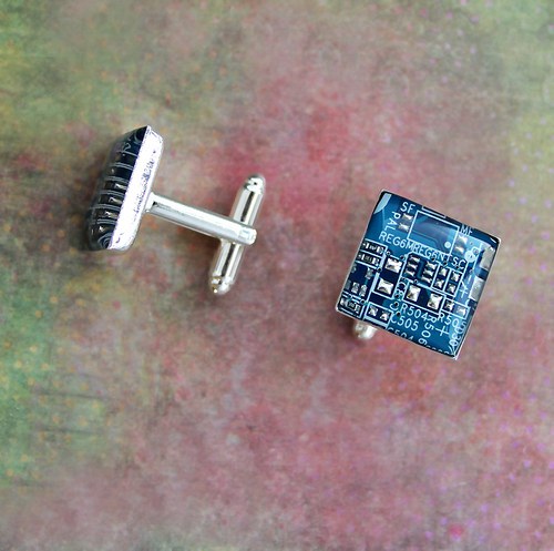 IT manžetové knoflíčky /blue/ — foto 2