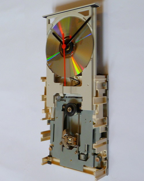 Hodiny z cd mechaniky — foto 2