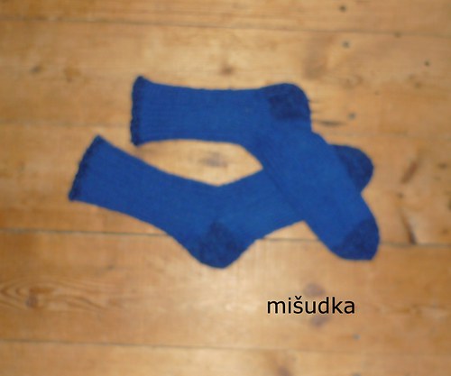 Ponožky jako od maminky -modré 44 — foto 2