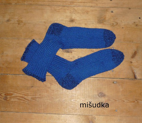 Ponožky jako od maminky -modré 44 — foto 3
