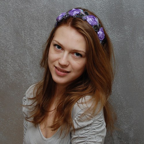 Růžičky pro družečku ... čelenka — foto 2