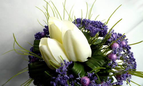 Dekorace bílé tulipány sleva — foto 3