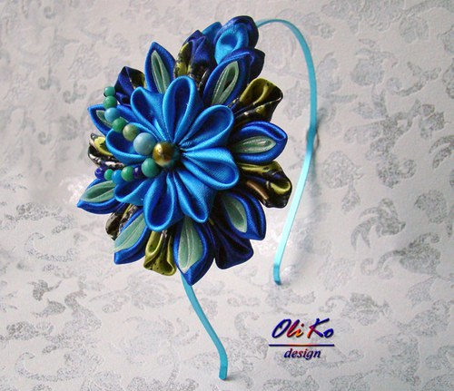 Čelenka kanzashi — foto 2