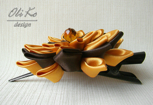 Spona kanzashi — foto 2