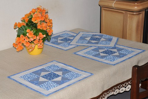 Modré prostírání — foto 3