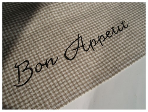 Lněná utěrka Bon Appetit - kostička — foto 2