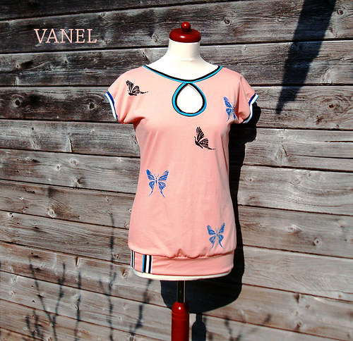 Peach with butterflies - triko — foto 5