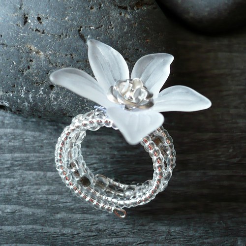 Silver rose - prstýnek na přání — foto 2