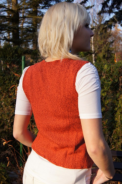 Cihlová halenka, vel. 34/36 S/M — foto 2