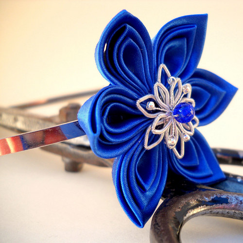 Kanzashi čelenka Sachiko — foto 4