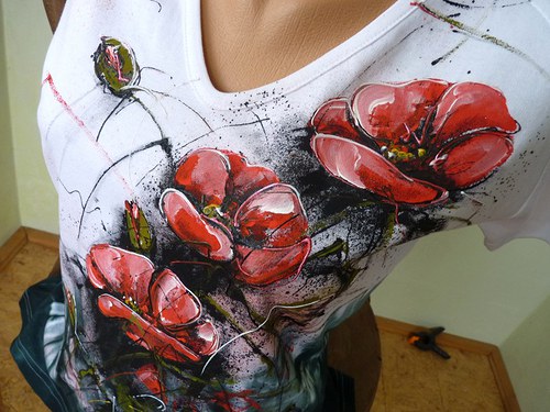 Triko "MákY", L, rezervace — foto 2