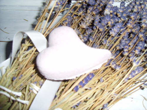 Bath bombs - srdíčko levandulové — foto 2